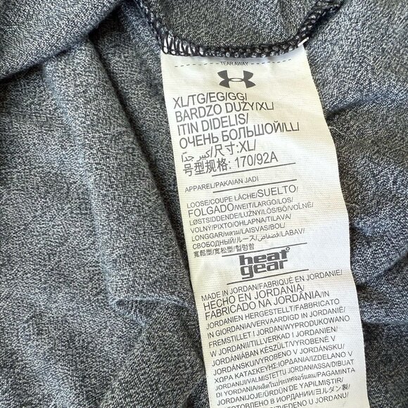 Under Armour Tank Top Men XL Sleeveless Threadborne Gray - Picture 7 of 7